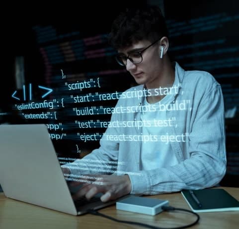 Person coding