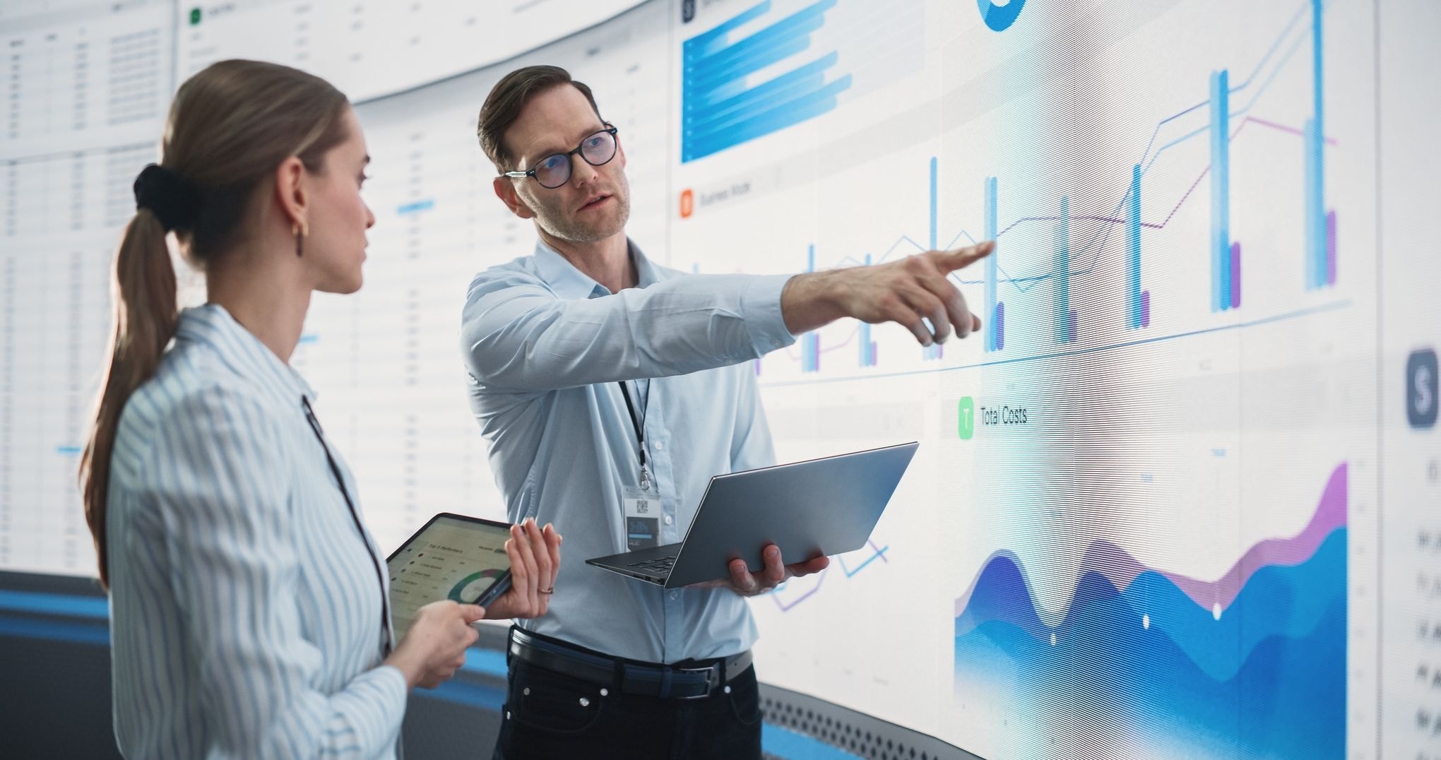 Machine learning engineers at work in a modern technology environment