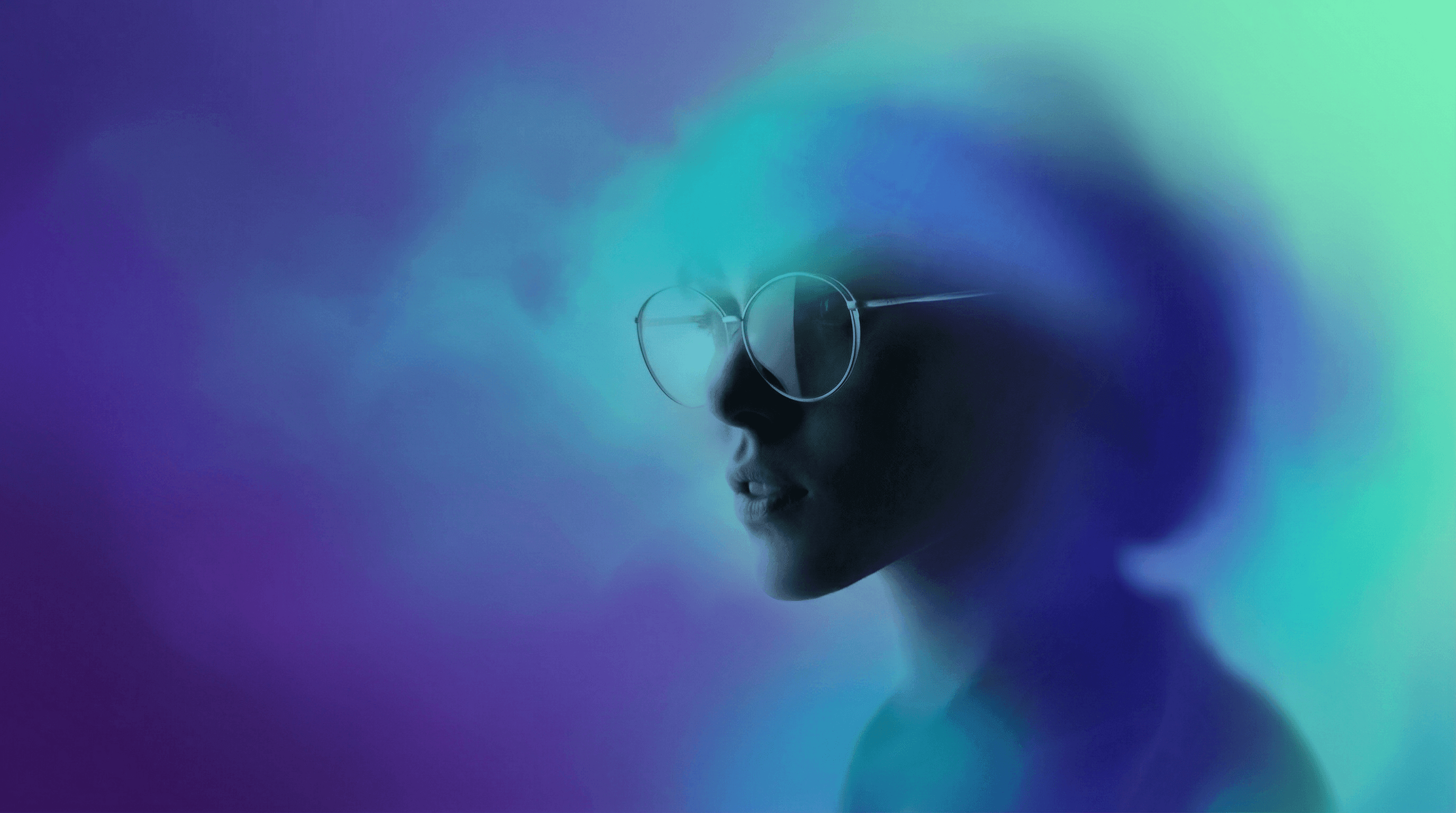 Human-centered AI solutions hero background